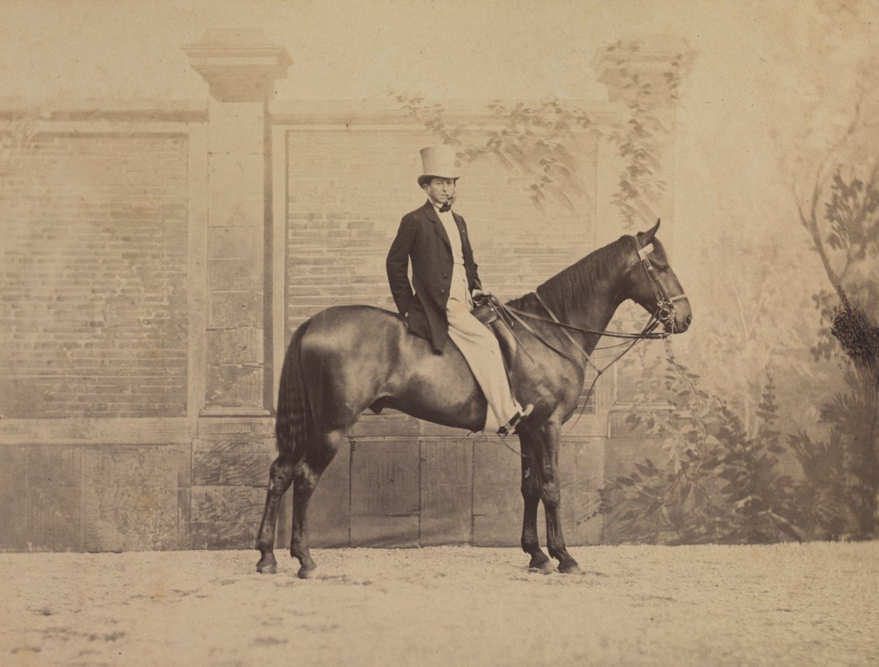 Uomo a cavallo da Nadar