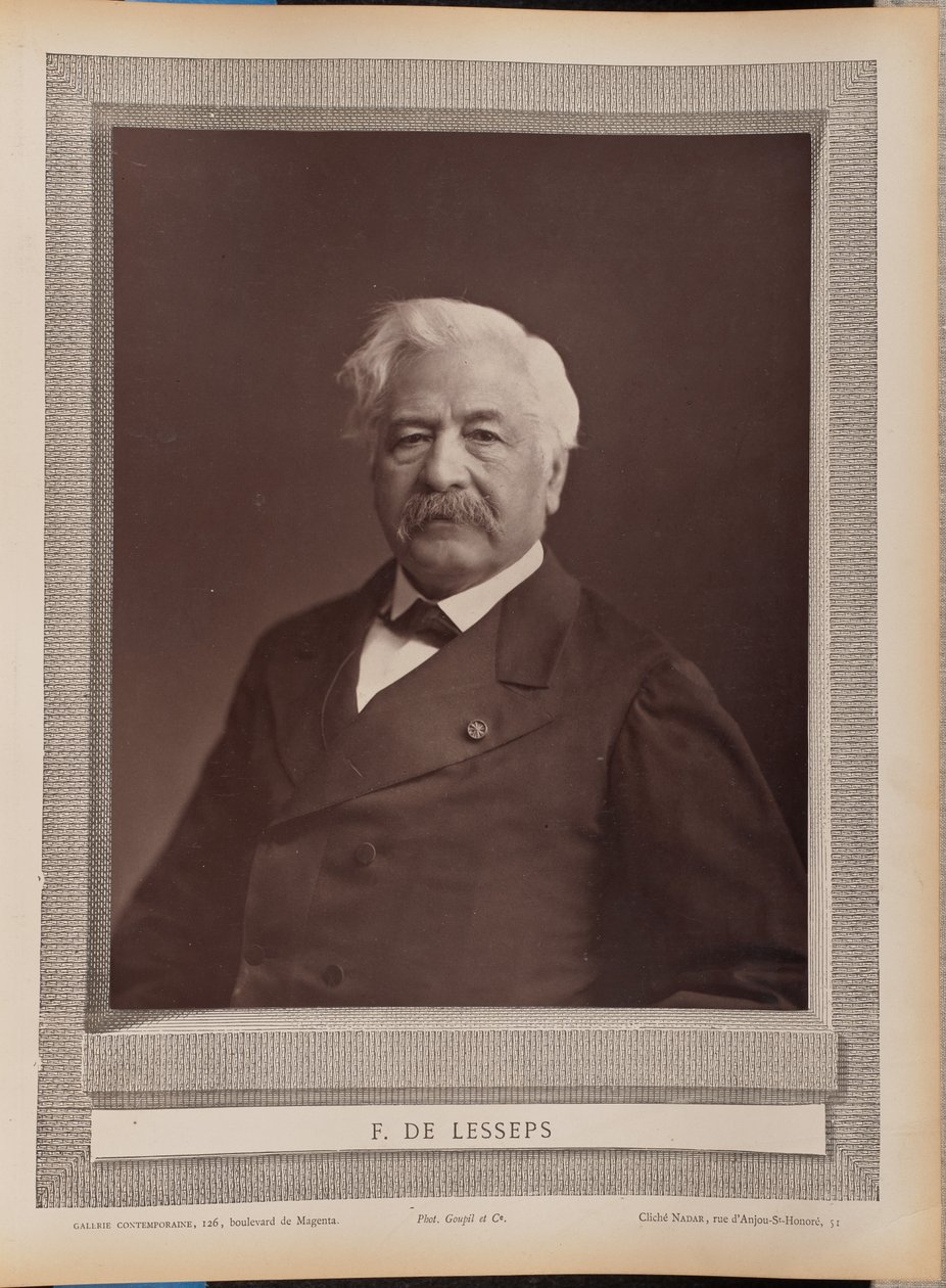 F. de Lesseps da Nadar [Gaspard Félix Tournachon]