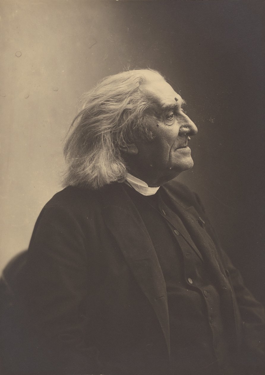 [Franz Liszt] da Nadar [Gaspard Félix Tournachon]