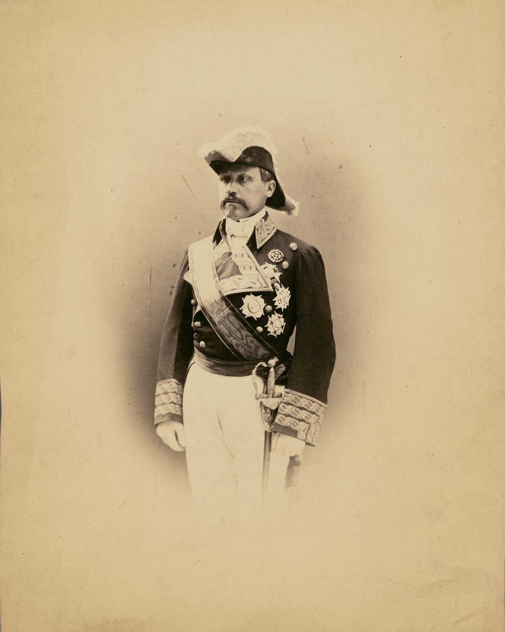 M[aréch]al Serrano da Nadar [Gaspard Félix Tournachon]