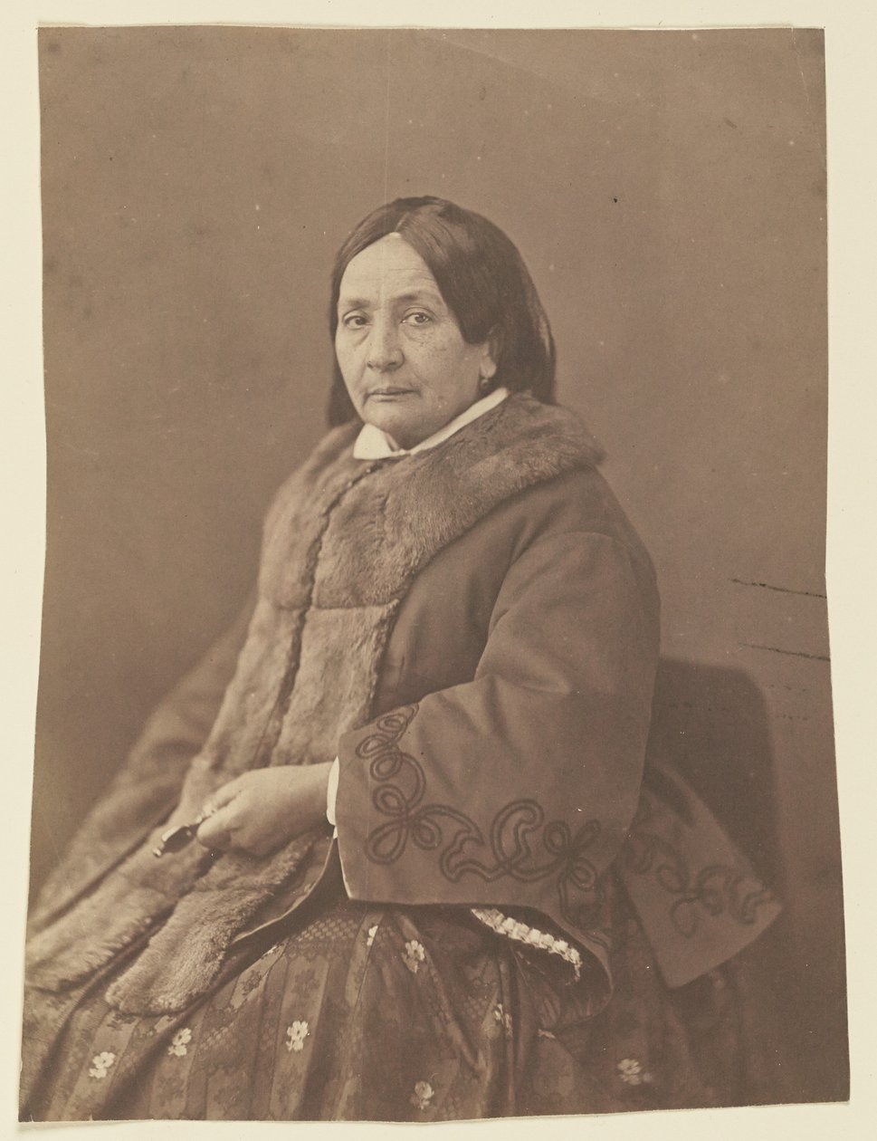 Signora Eugénie Niboyet da Nadar [Gaspard Félix Tournachon]