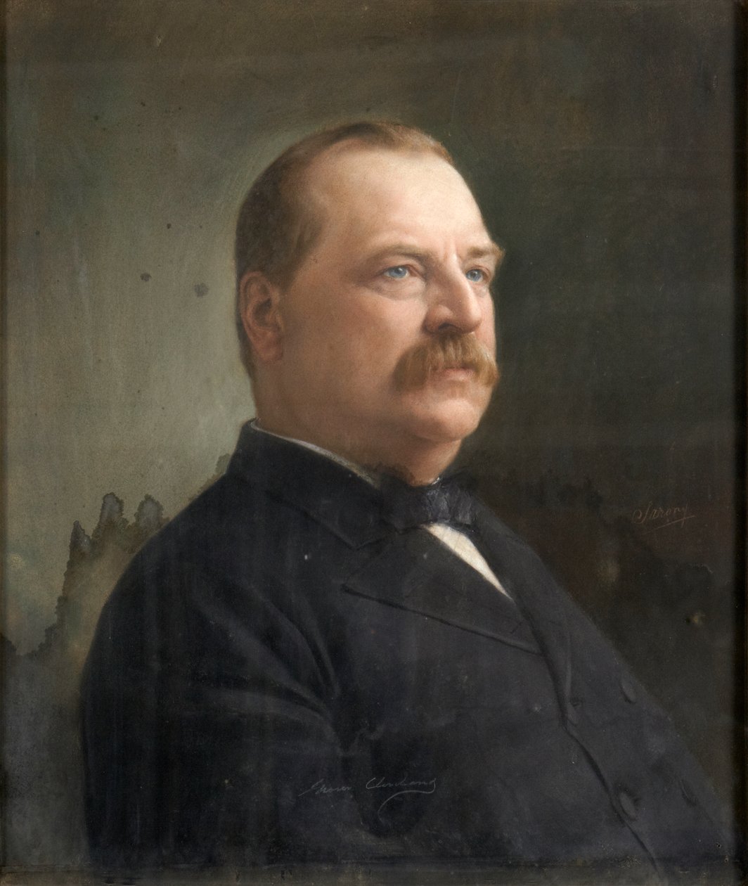 1882, Sarony, Napoleone, (Stefano) Grover Cleveland da Napoleon Sarony