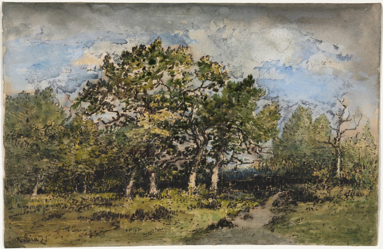 Paesaggio da Narcisse Diaz de la Pena