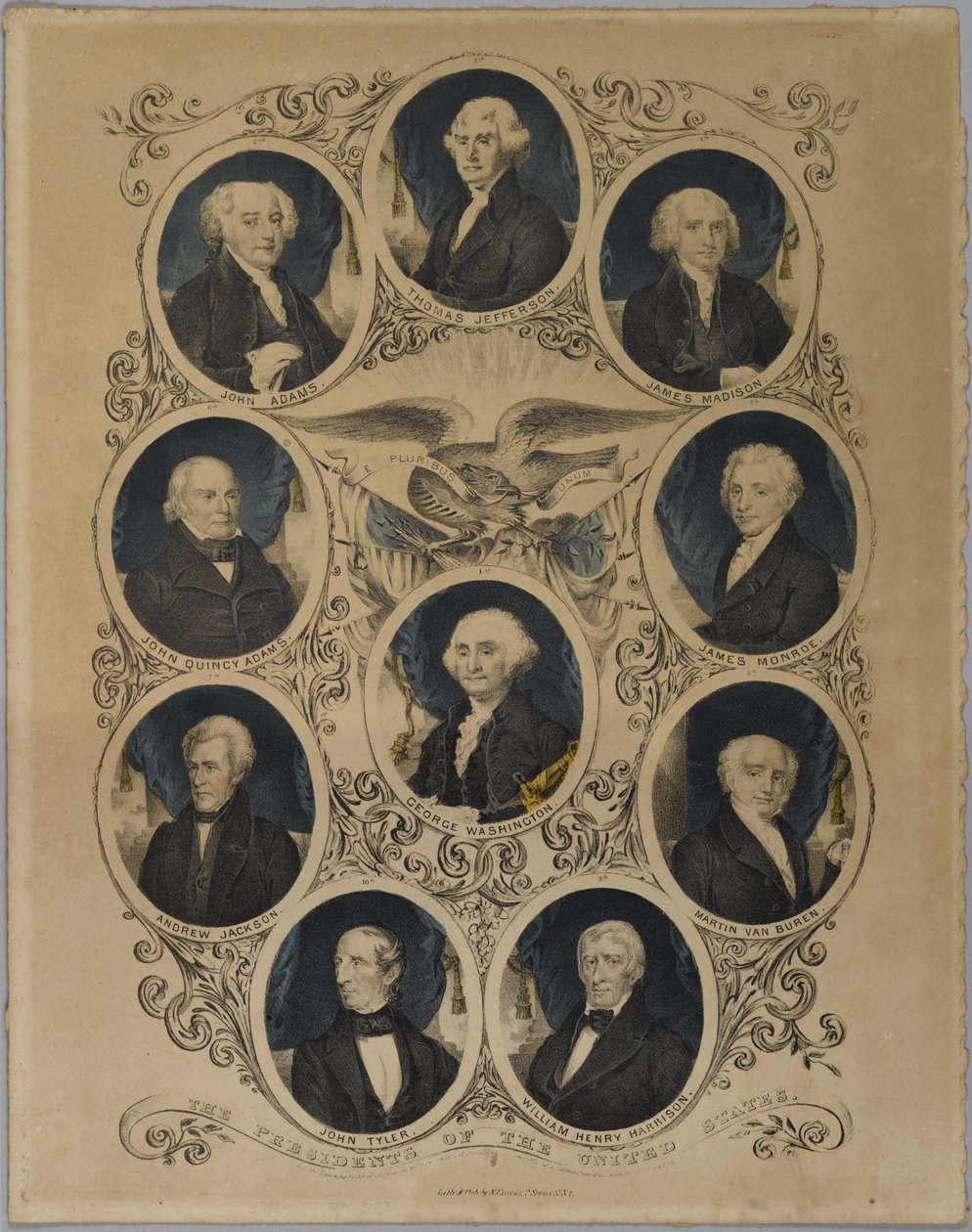 Presidenti degli Stati Uniti, 1844 da Nathaniel Currier