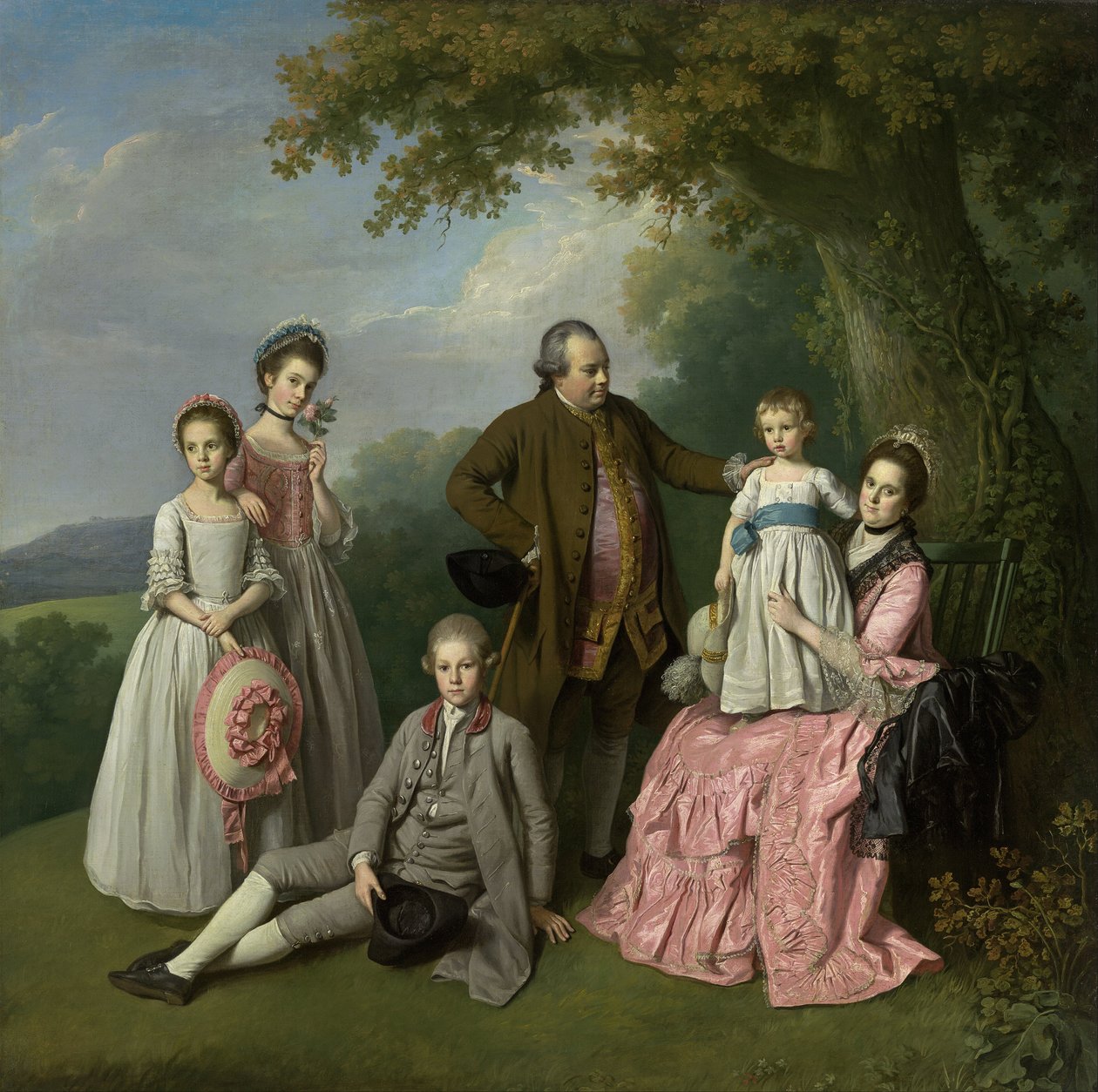 La famiglia Pybus da Nathaniel Dance Holland