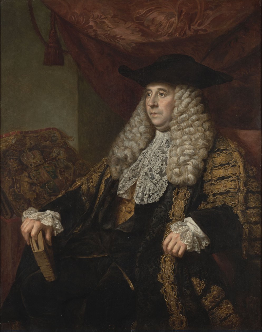 Ritratto di Sir Charles Pratt, 1° conte Camden (1714-1794) da Nathaniel Dance Holland