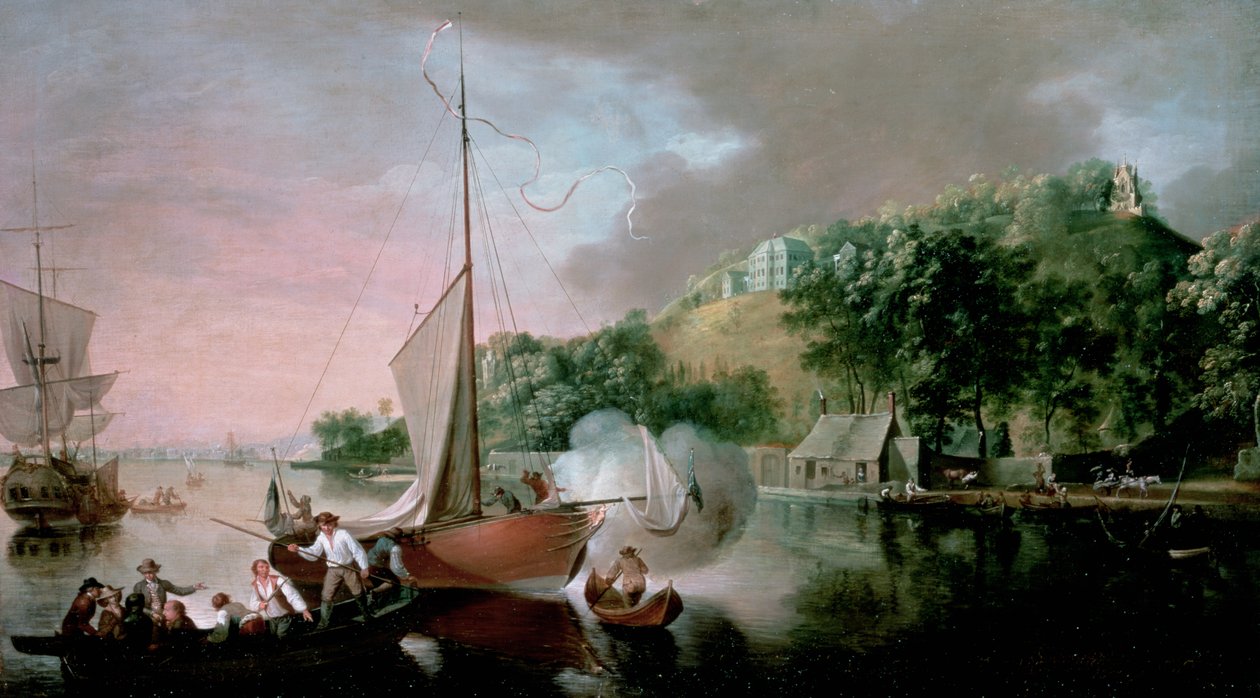Tivoli, vicino a Cork, 1780s da Nathaniel Grogan