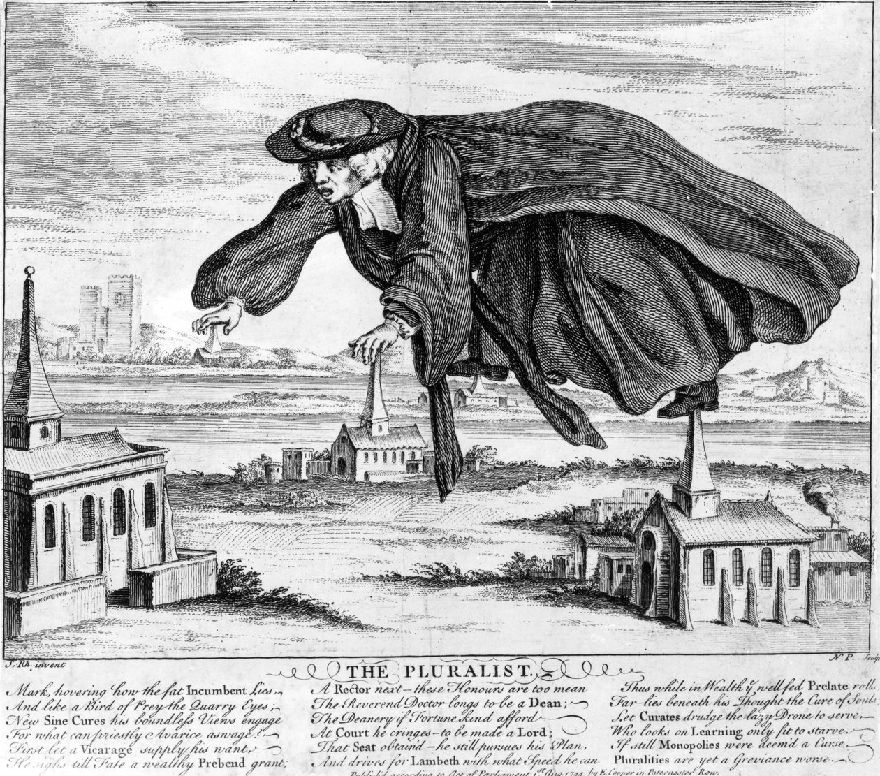 Il Pluralista, c.1744 da Nathaniel Parr