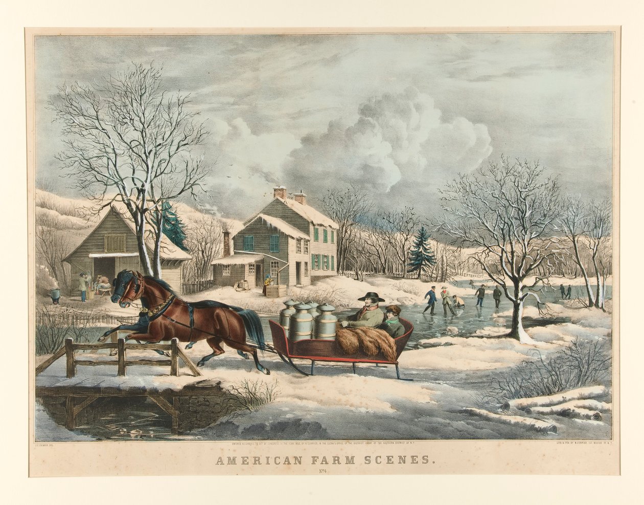 Scene di fattoria americana. / No.4 da Nathaniel Currier