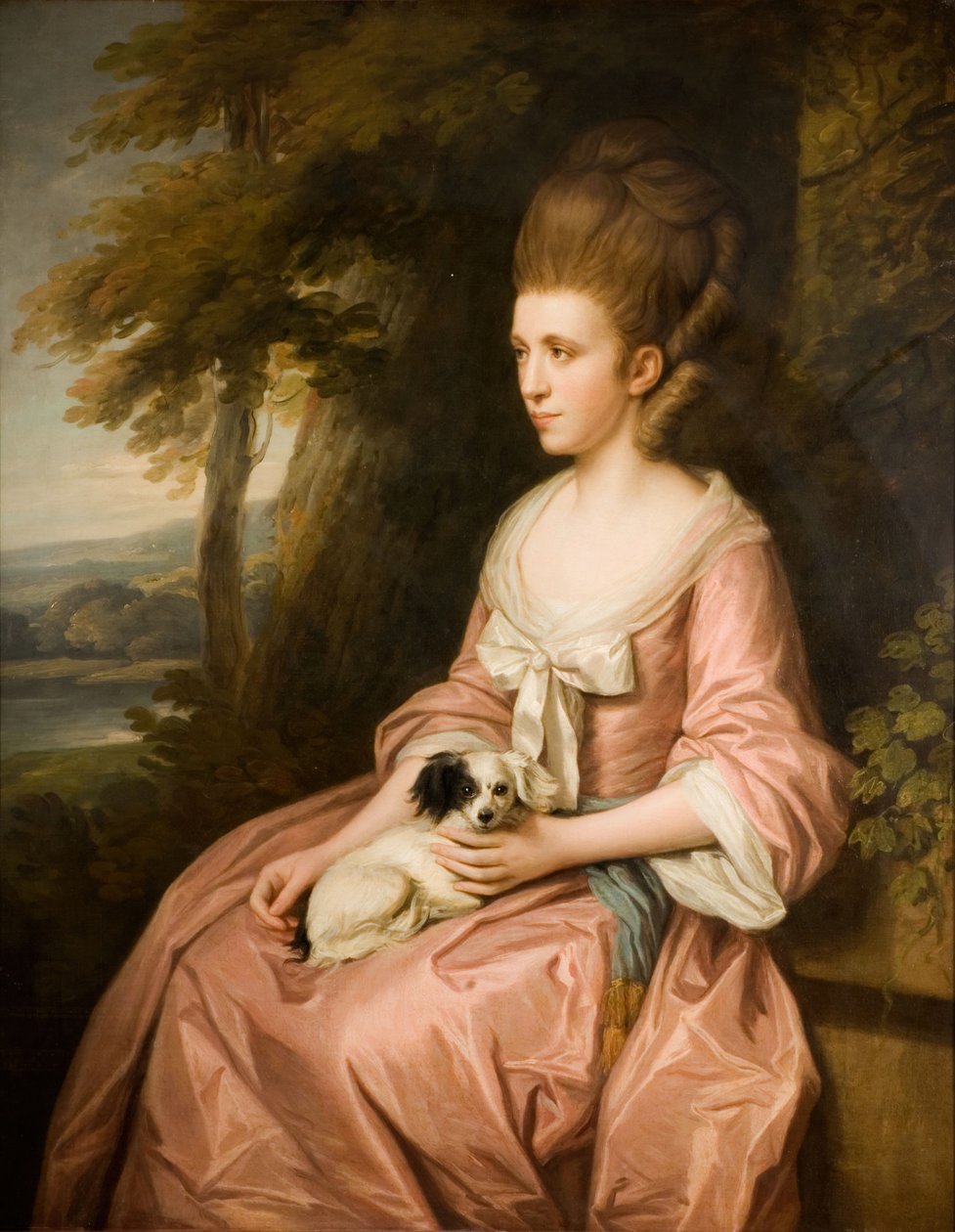 Ritratto di Miss Hargreaves da Nathaniel Dance Holland