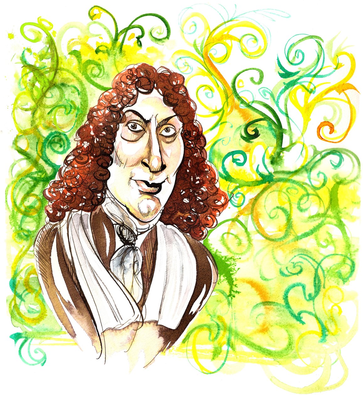 Arcangelo Corelli - caricatura da Neale Osborne