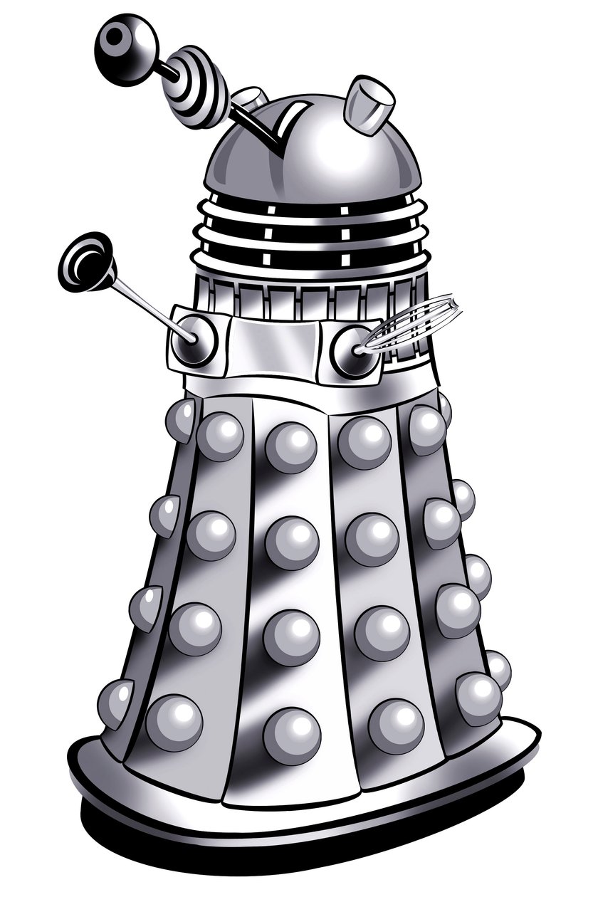 Dalek - illustrazione a fumetti da Neale Osborne