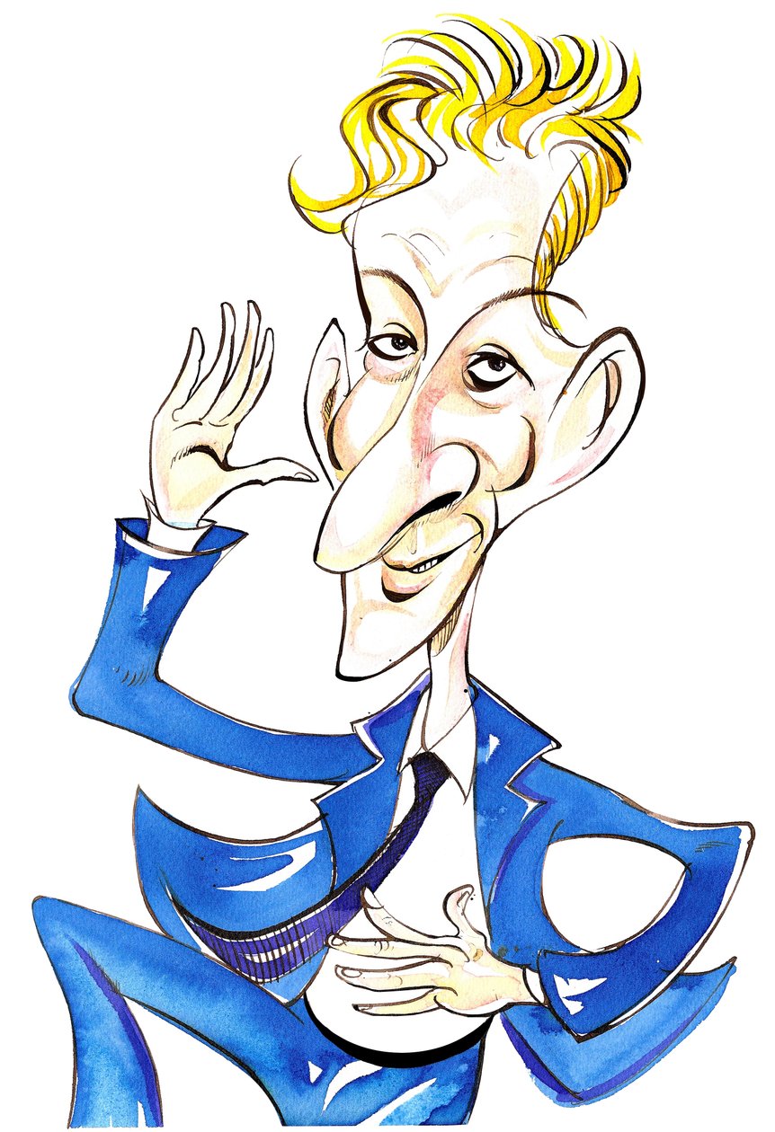 Danny Kaye - caricatura da Neale Osborne