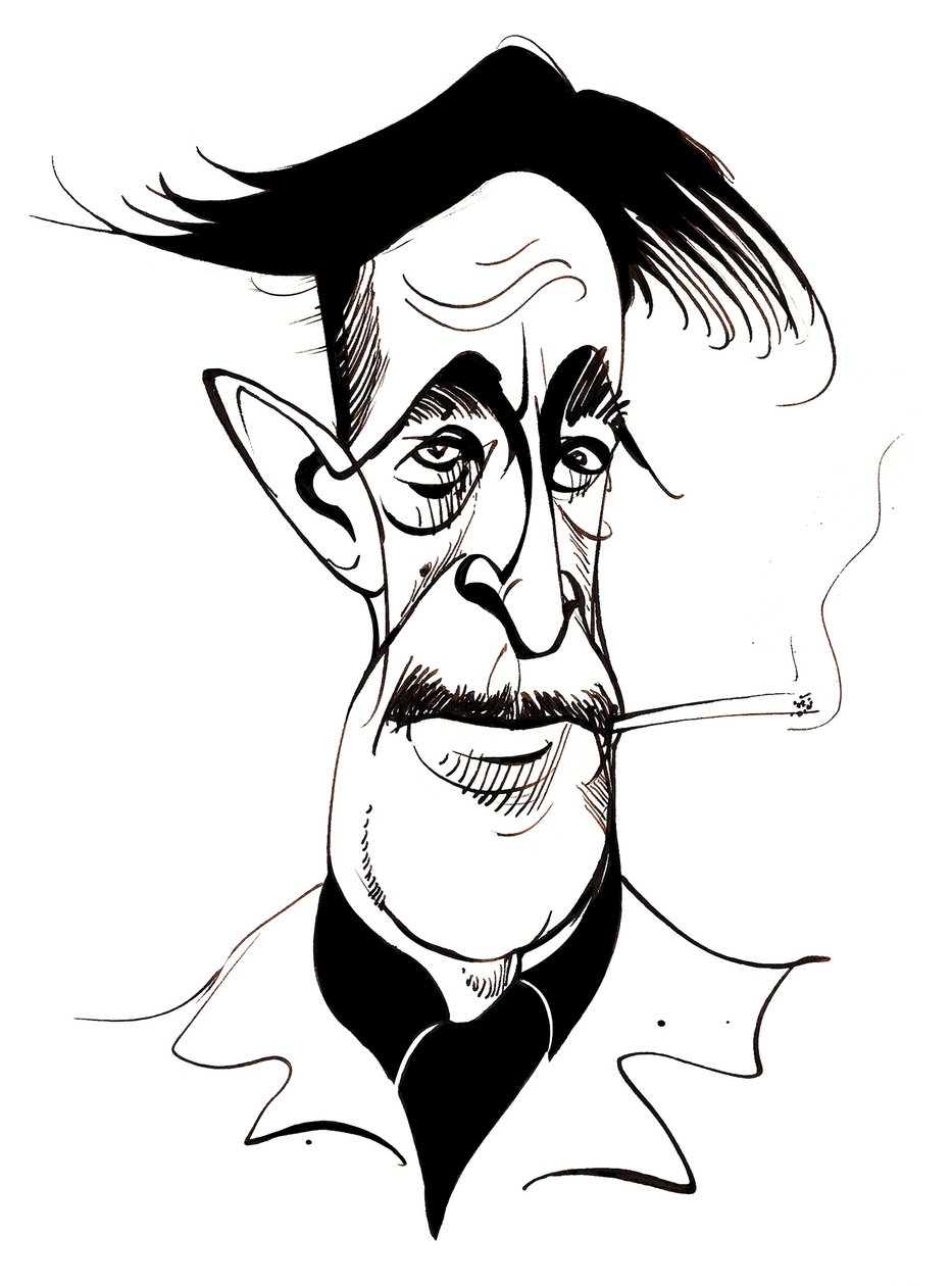 George Orwell - caricatura da Neale Osborne