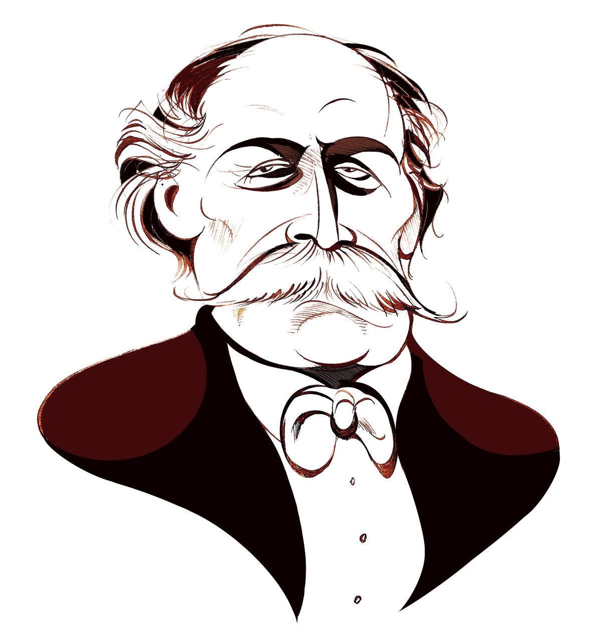 Jules Massenet - caricatura da Neale Osborne