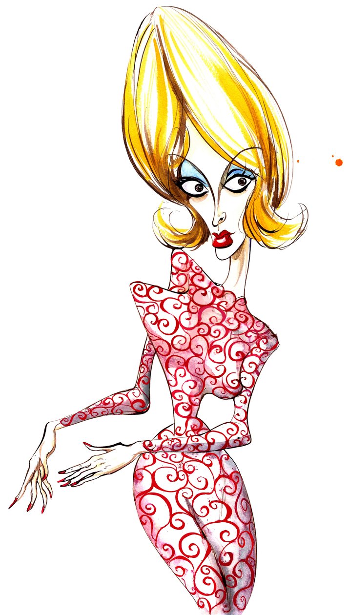 Martian Girl dal film di fantascienza del 1996 Mars Attacks! diretto da Tim Burton da Neale Osborne