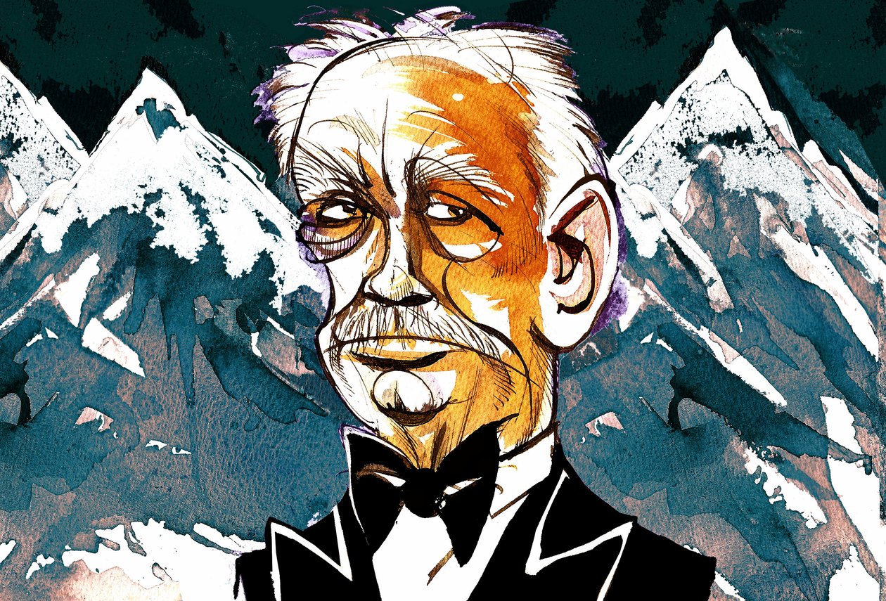 Richard Strauss - caricatura a colori da Neale Osborne