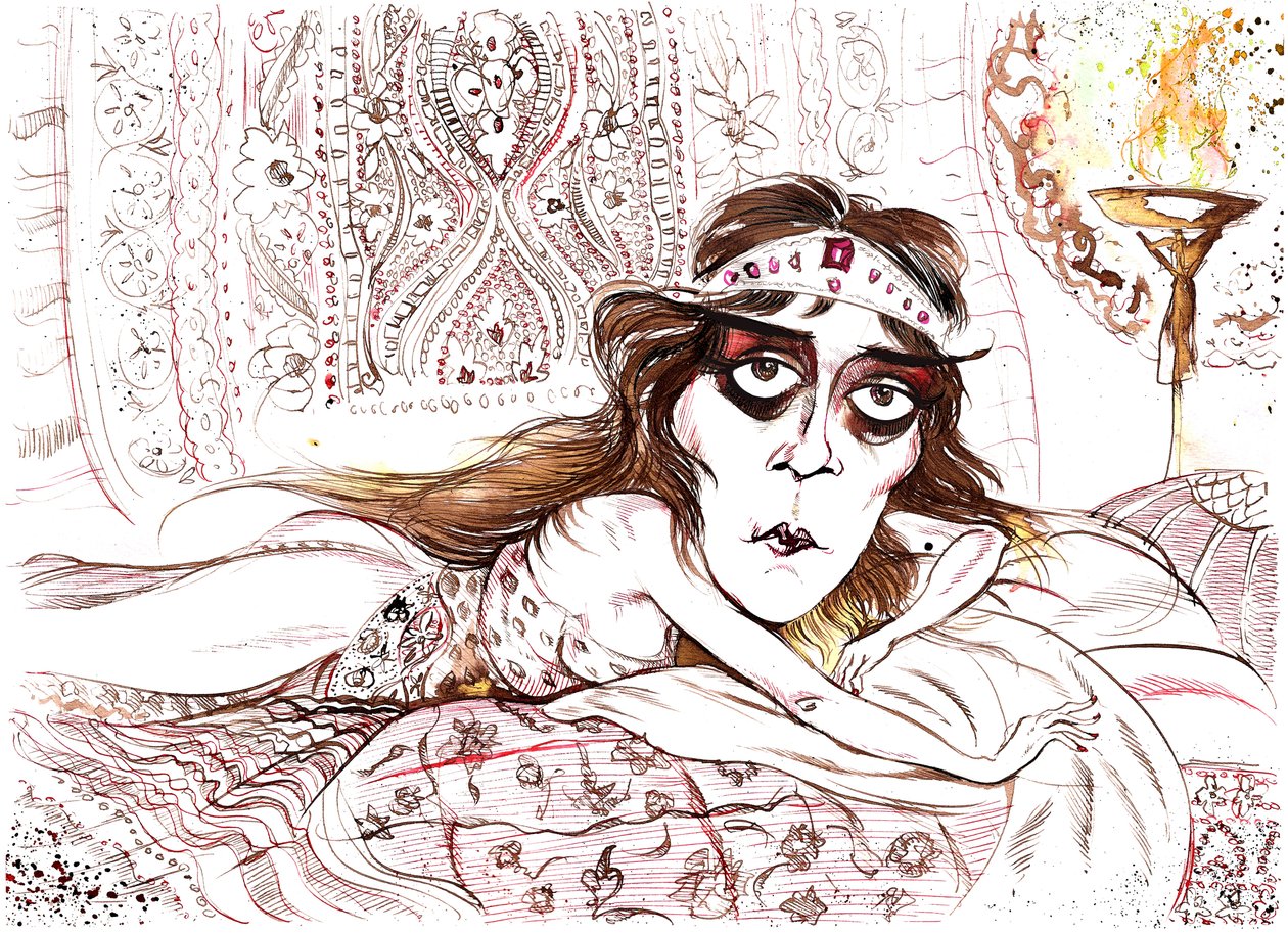 Theda Bara come Cleopatra da Neale Osborne