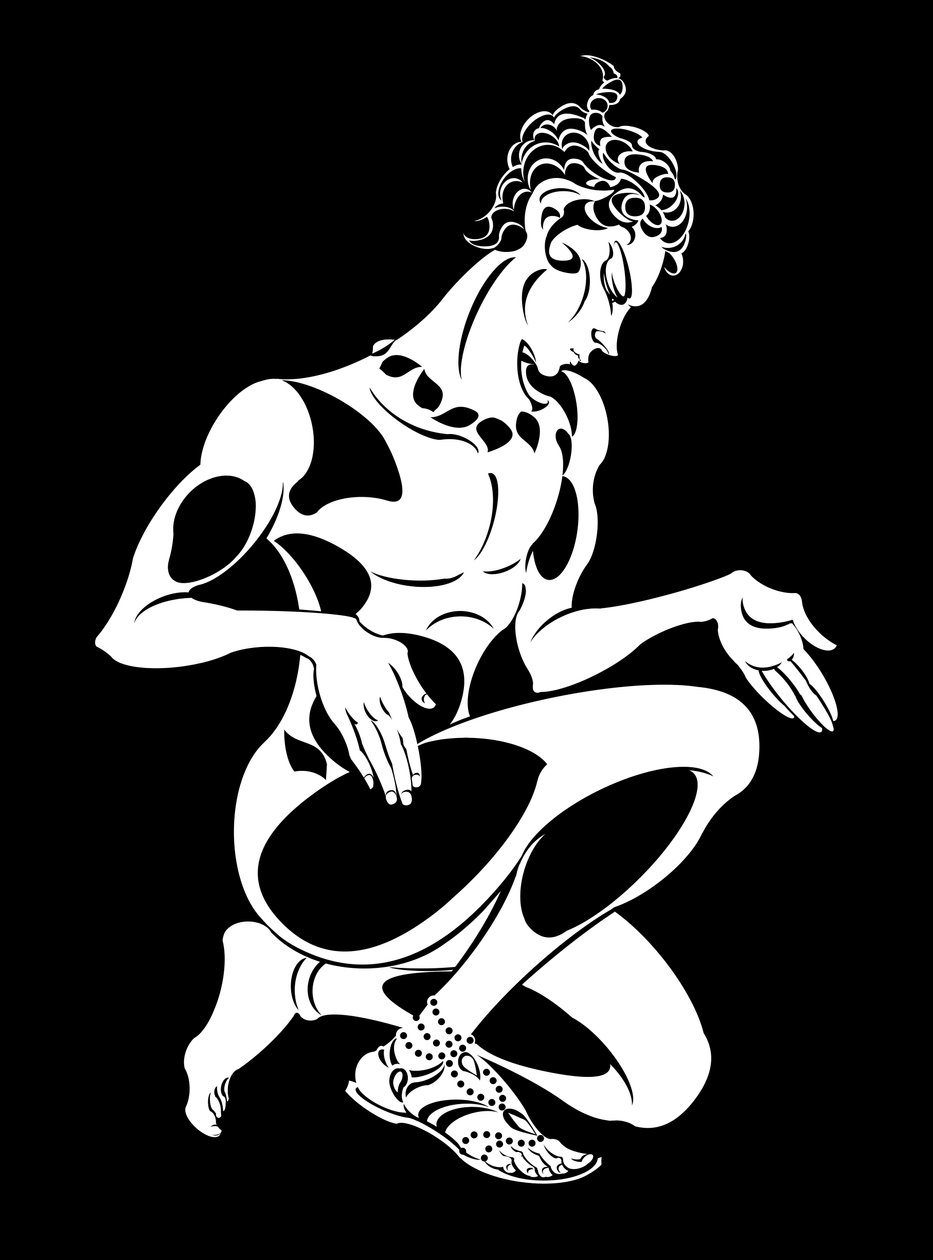 Vaslav Nijinsky come il fauno in L