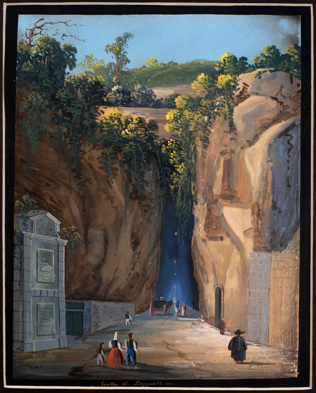 Grotta a Pozzuoli da Neapolitan School