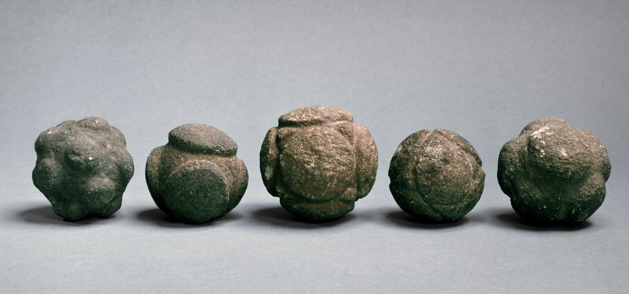 Sfere scolpite, Scozia, tardo Neolitico, c.3750-2000 a.C. da Neolithic