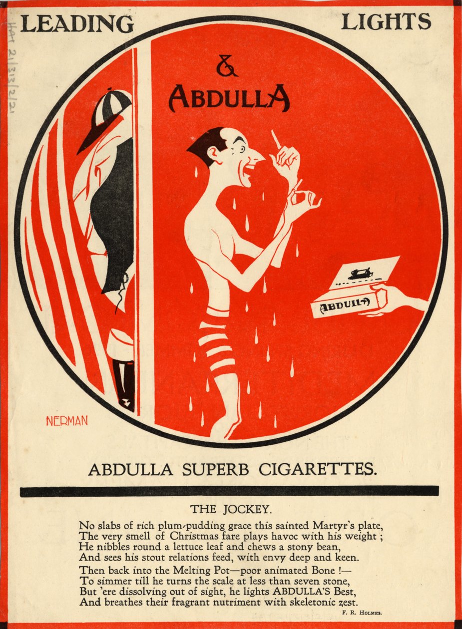 Sigarette Abdulla, anni 1920 da Nerman