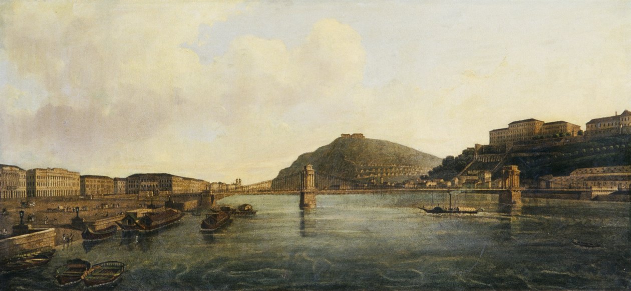 Veduta di Budapest da Leopold Blonder