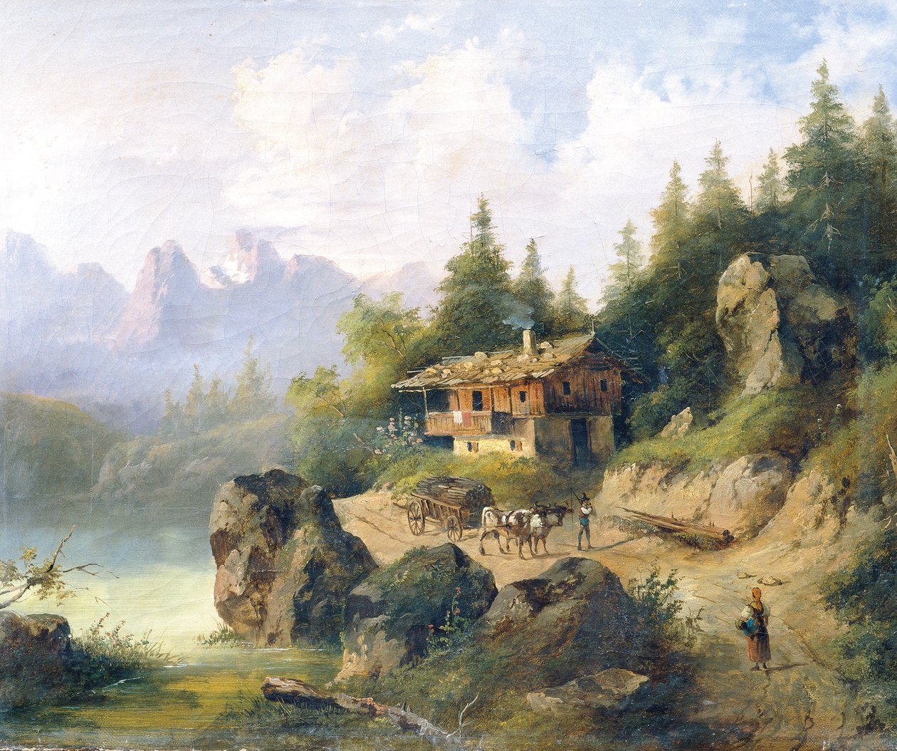 Berchtesgaden con Watzmann da Leopold Blonder
