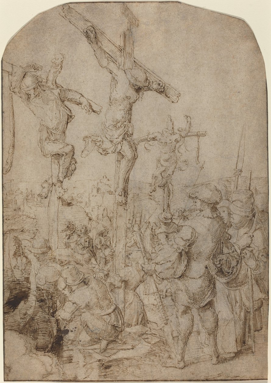 La Crocifissione da Netherlandish 16th Century