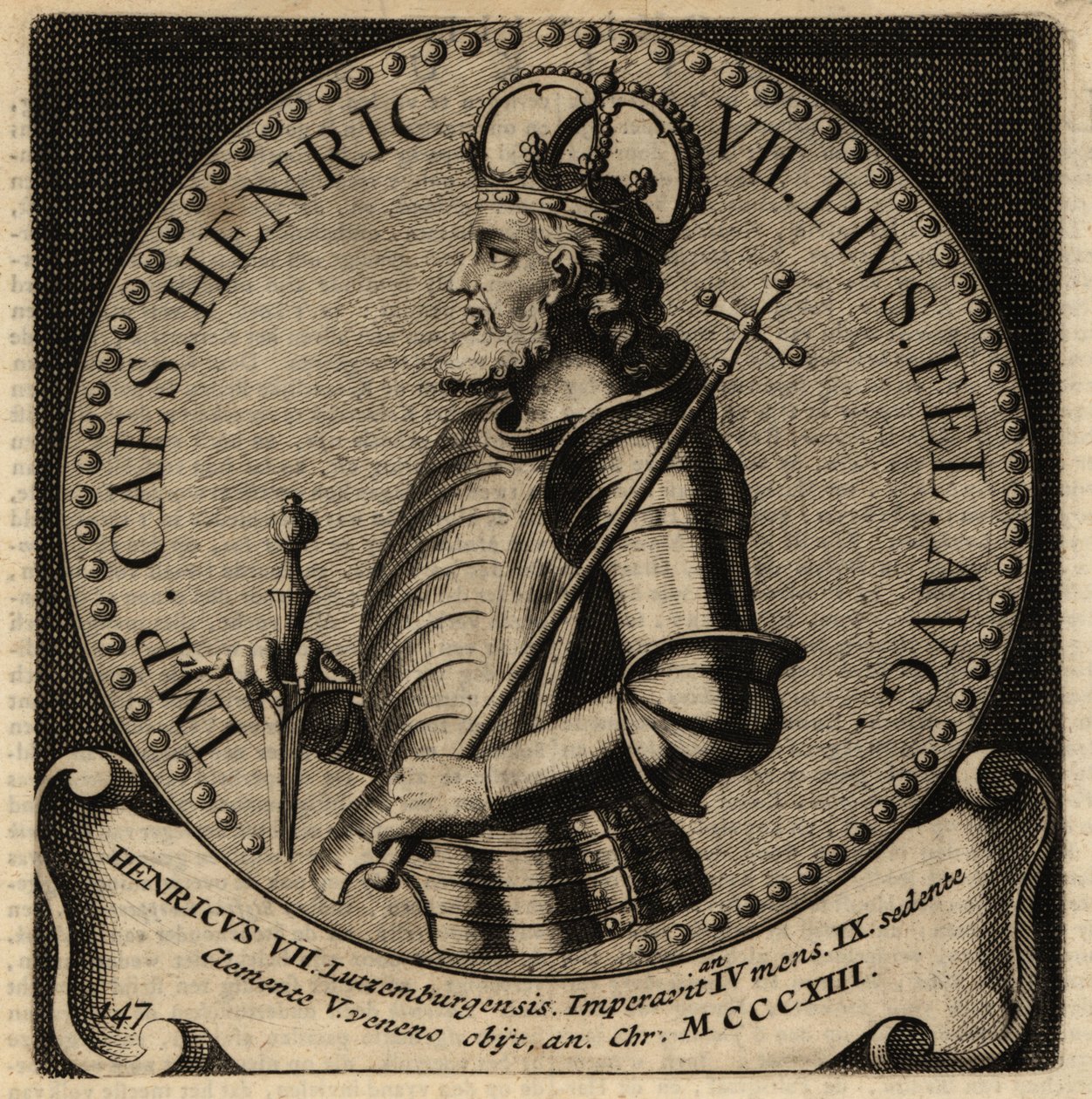 Imperatore del Sacro Romano Impero Enrico VII da Netherlandish School
