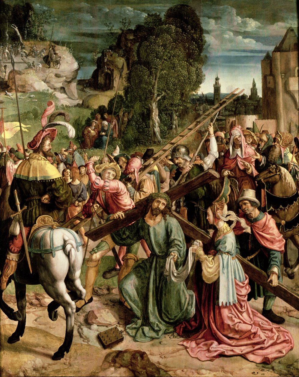 Sulla strada per il Calvario, c.1520 da Netherlandish School