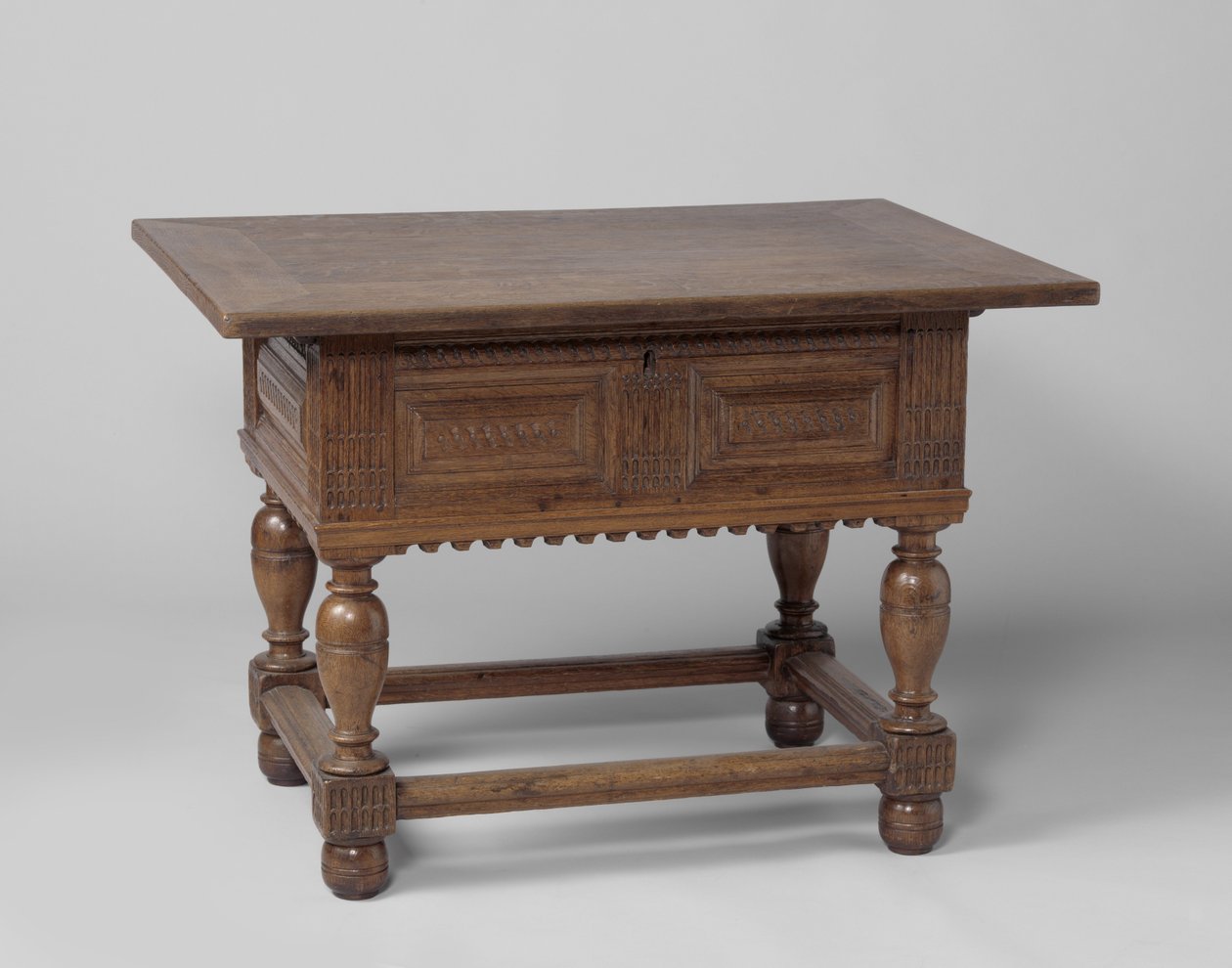 Tavolo da pagamento, c.1600-50 (quercia) da Netherlandish School