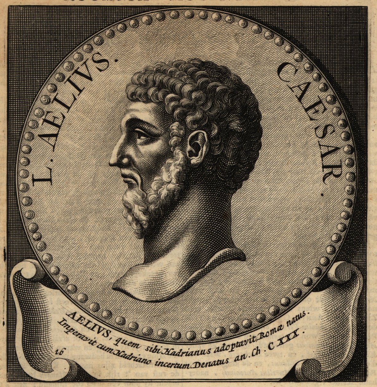 Ritratto di Lucio Elio Cesare da Netherlandish School