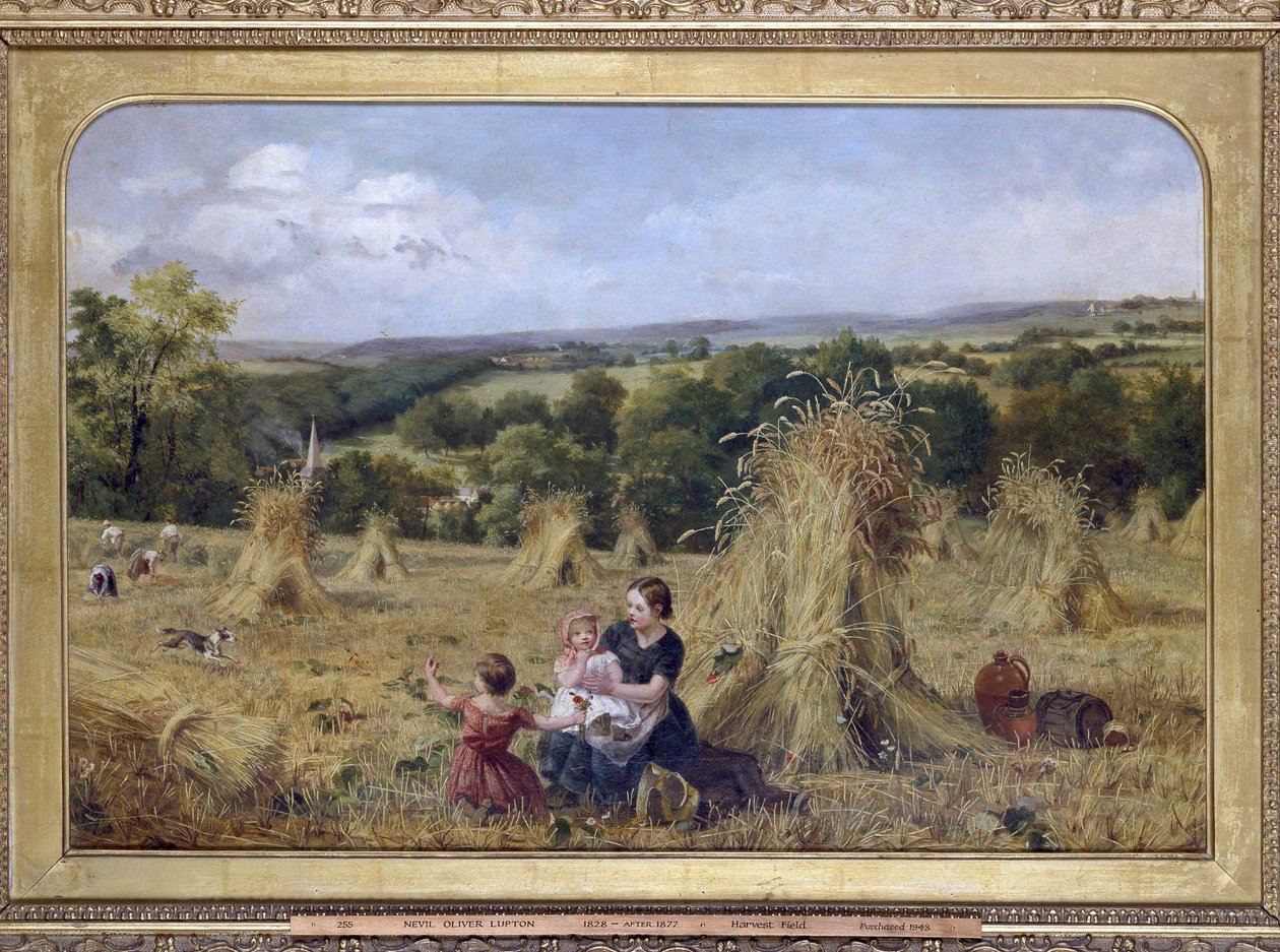 Il campo di raccolta, 1857 - 1858 da Nevil Oliver Lupton