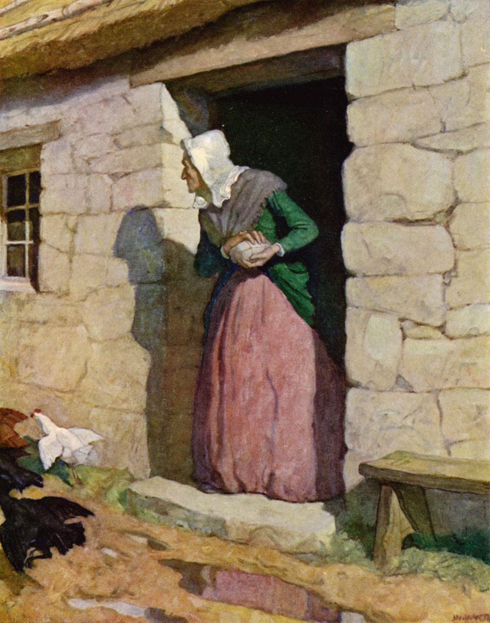 La Madre di John Paul Jones da Newell Convers Wyeth