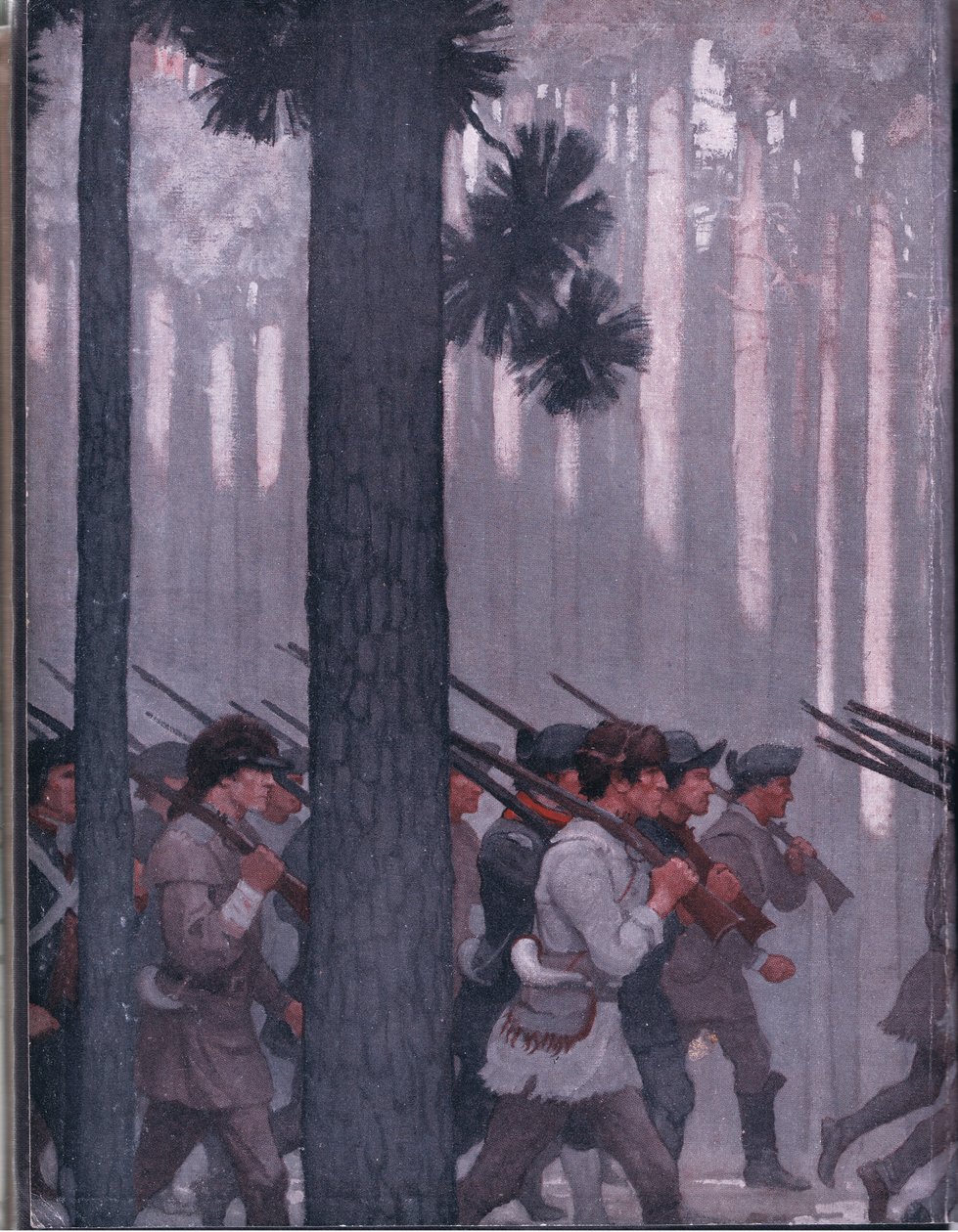 Design della copertina interna da Newell Convers Wyeth