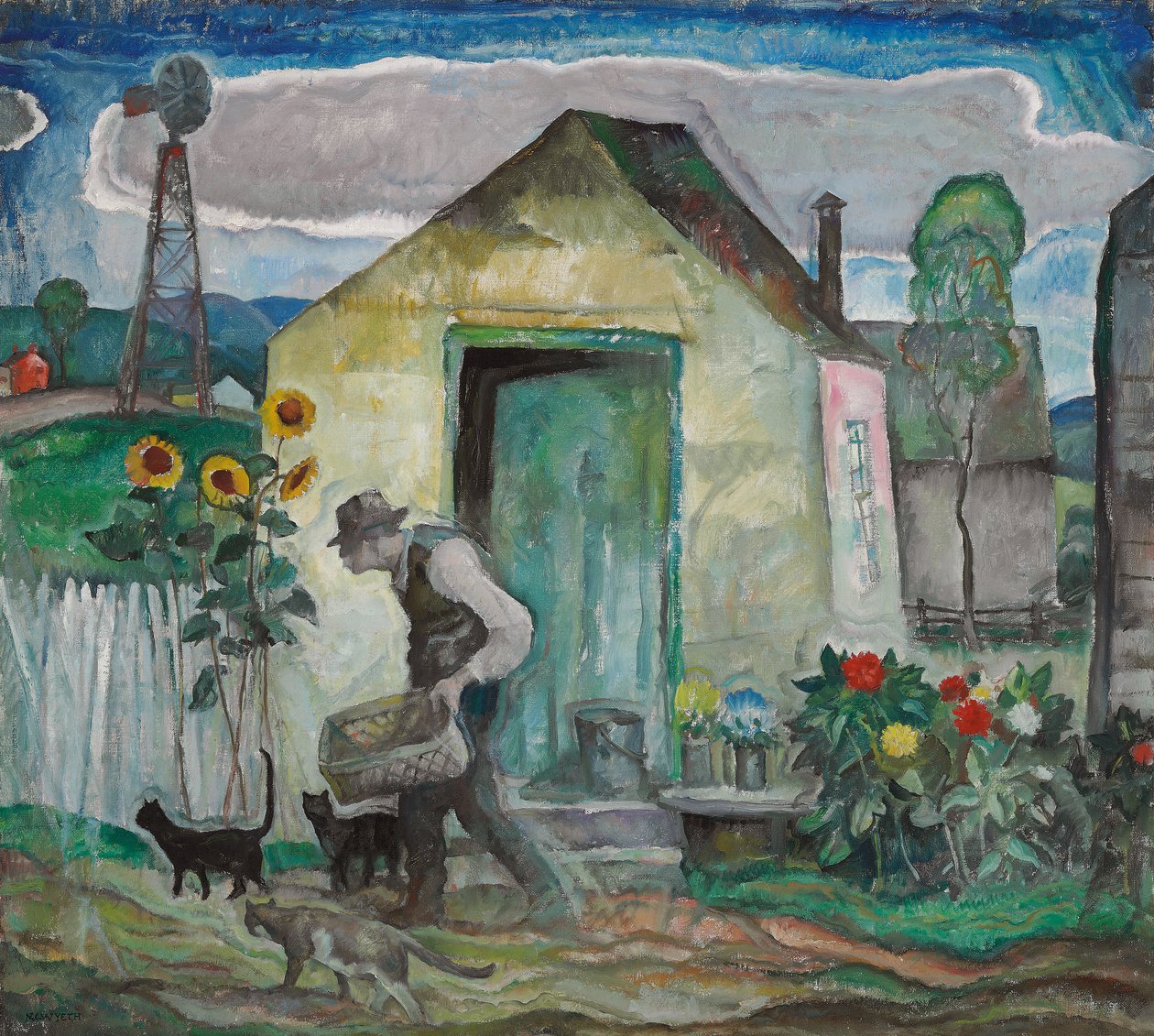 Vecchio Alberto, c.1928 da Newell Convers Wyeth