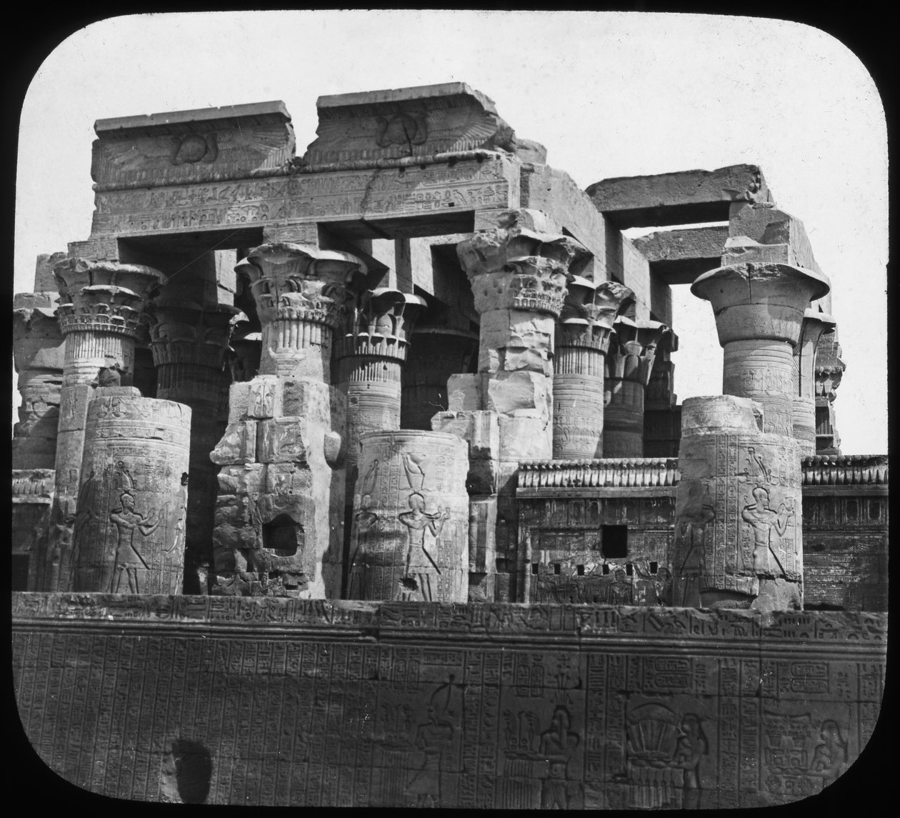 Tempio di Kom Ombo, Egitto, c. 1890 da Newton and Co