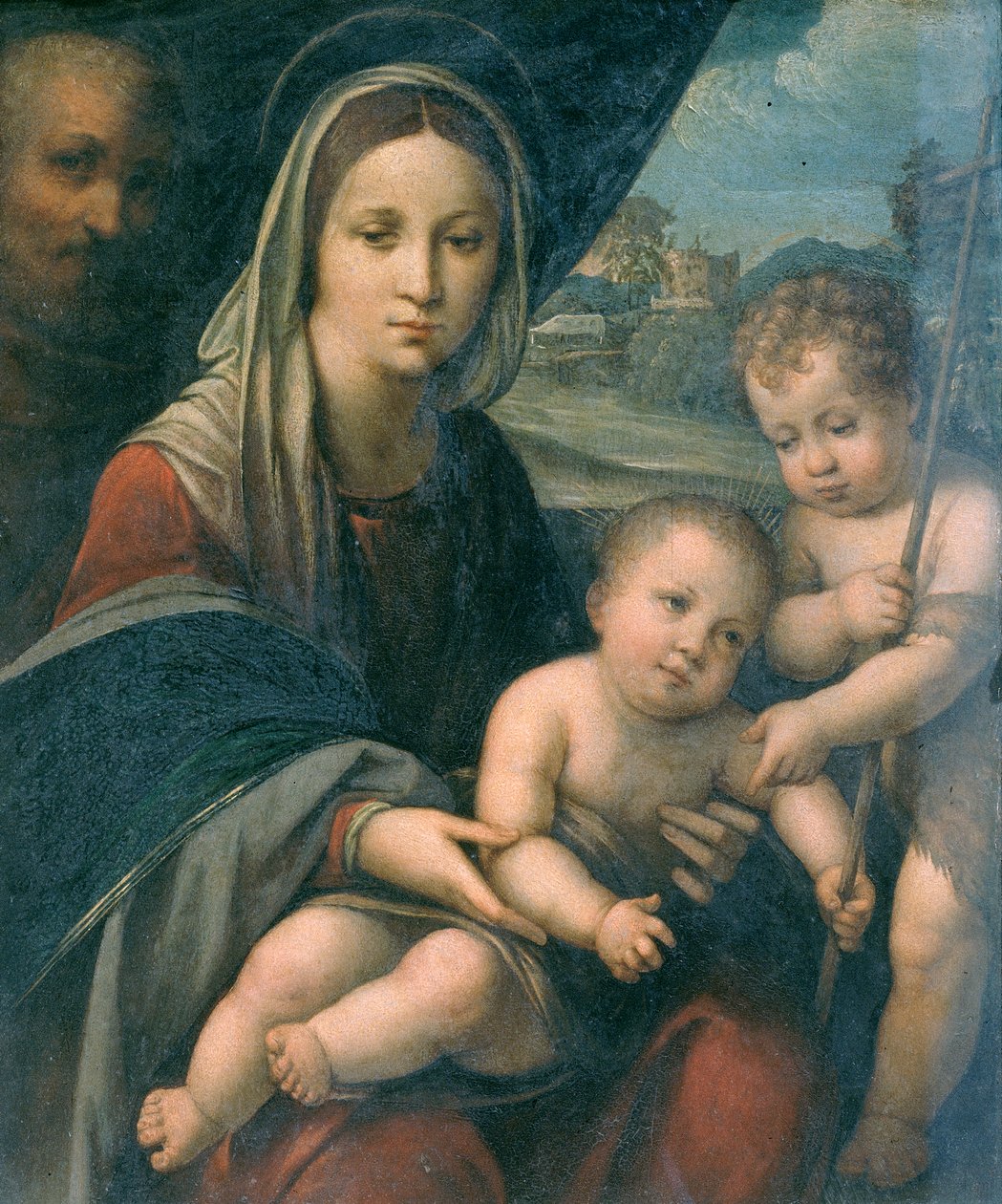 Sacra Famiglia con il bambino San Giovanni da Niccolò Pisano