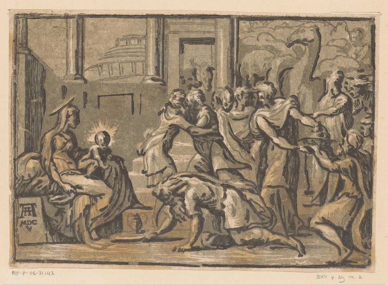 Adorazione dei Magi da Niccolò Vicentino (attributed to)
