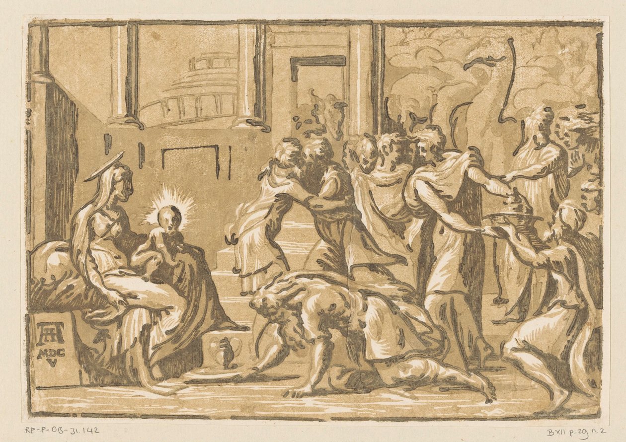 Adorazione dei Magi da Niccolò Vicentino (attributed to)
