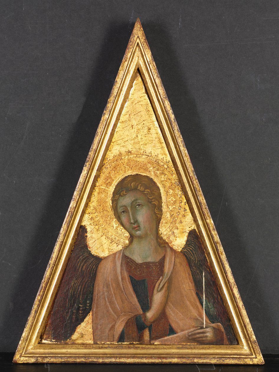 Pinnacolo con angelo, c. 1340 da Niccolò di Segna