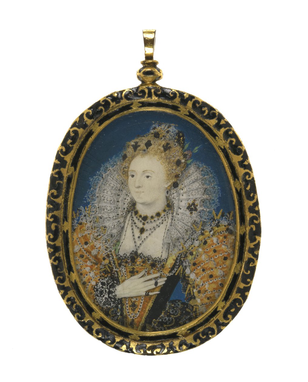 Regina Elisabetta I, c.1595-1600 da Nicholas Hilliard