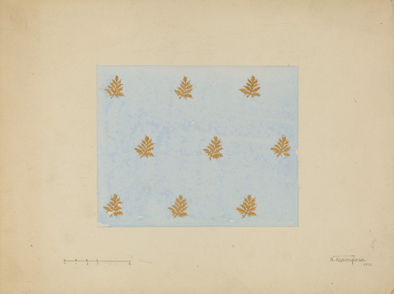 Carta da Parati, 1936 da Nicholas Acampora