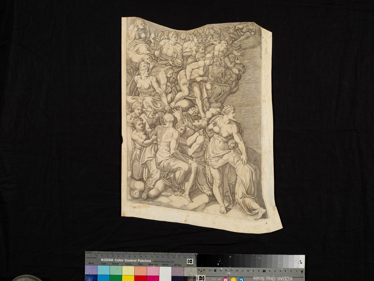 Scena dal Giudizio Universale da Nicholas Beatrizet