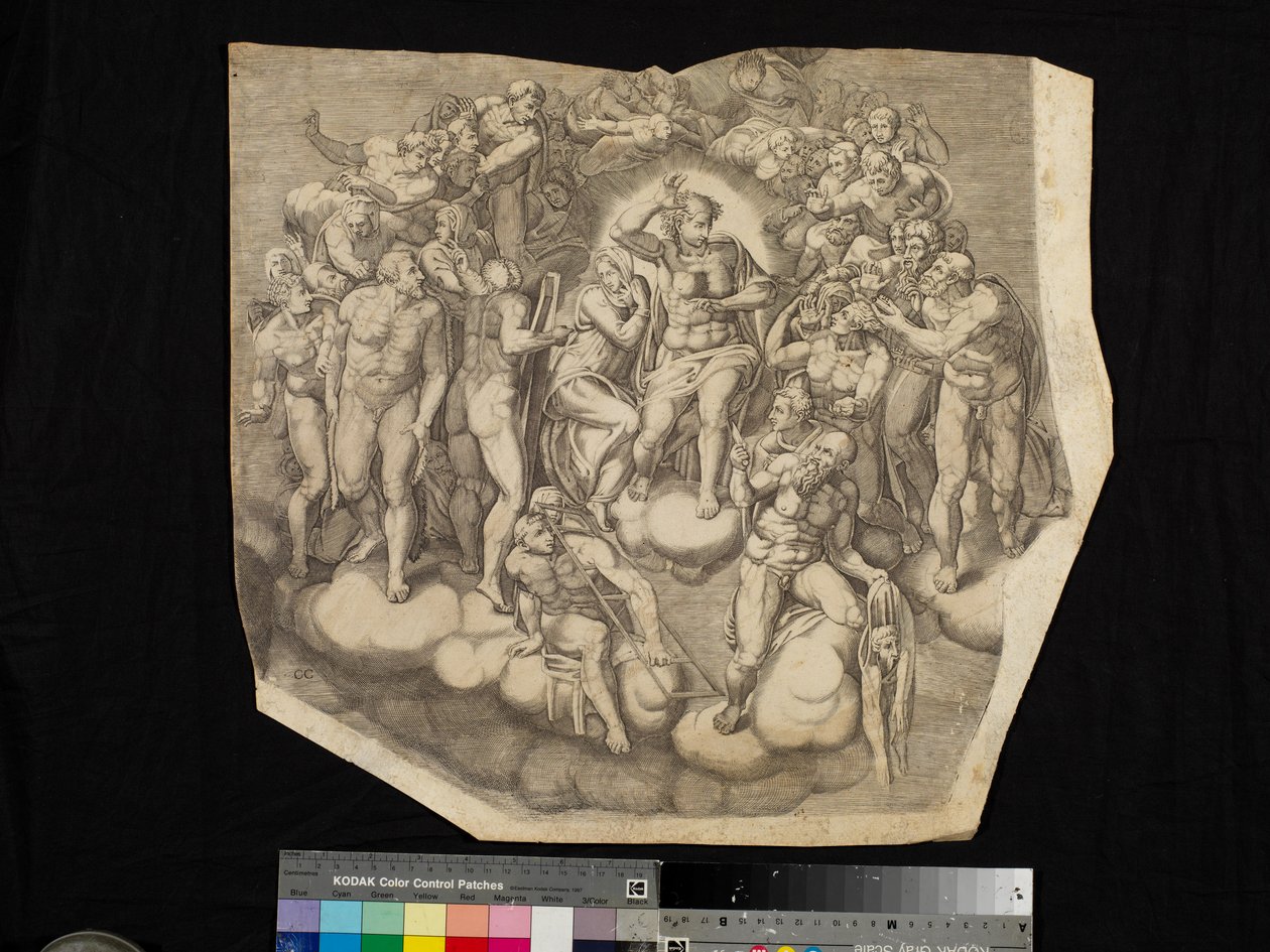 Scena dal Giudizio Universale da Nicholas Beatrizet