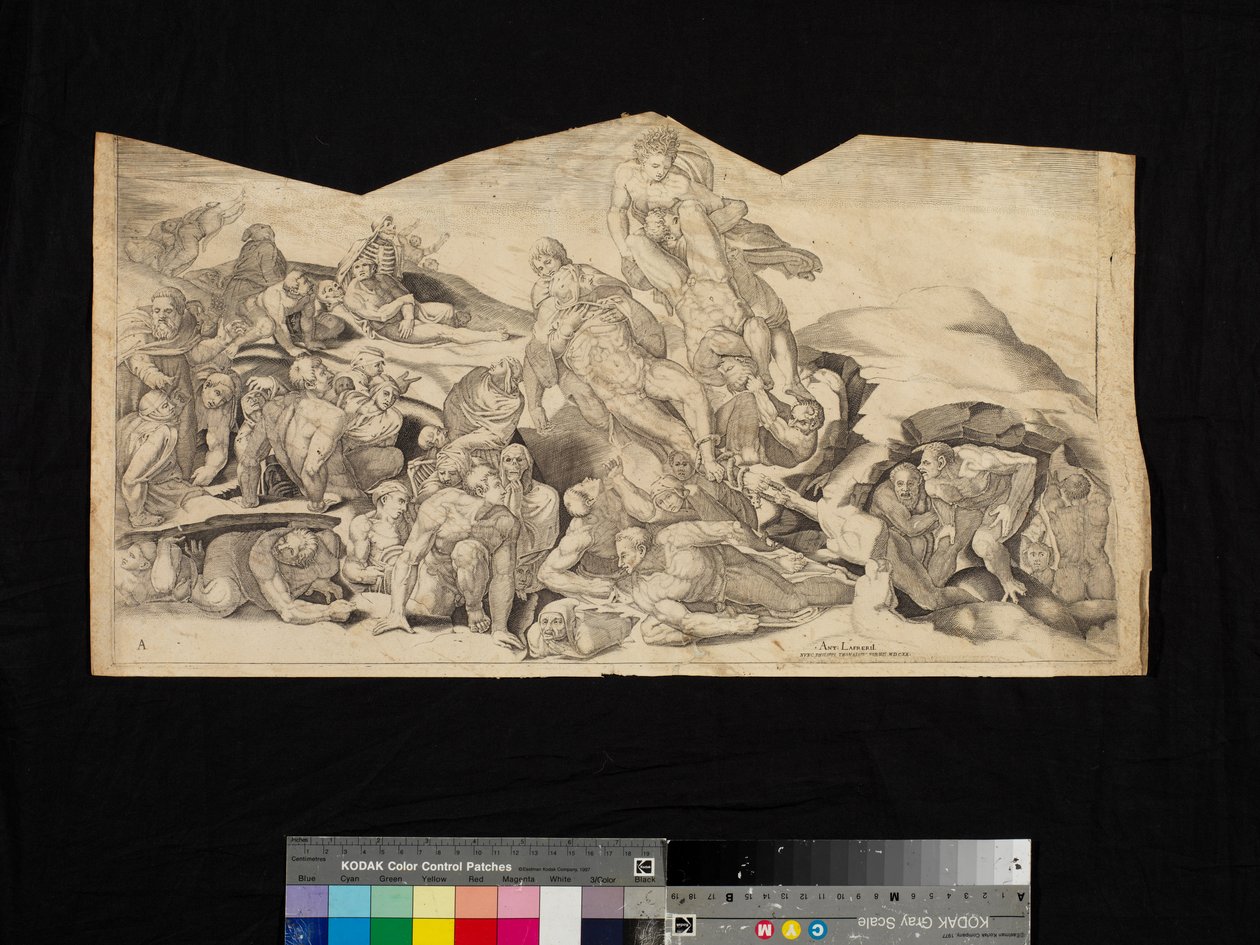 Scena dal Giudizio Universale da Nicholas Beatrizet