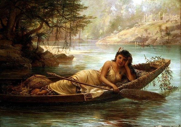 Una Giovane Bellezza dei Mari del Sud da Nicholas Chevalier