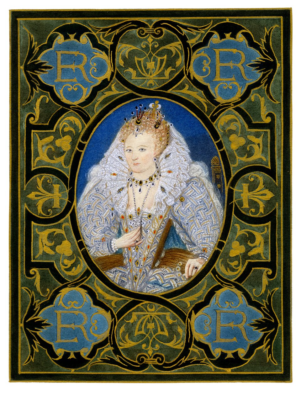 Regina Elisabetta I, XVI secolo, 1896 da Nicholas Hilliard