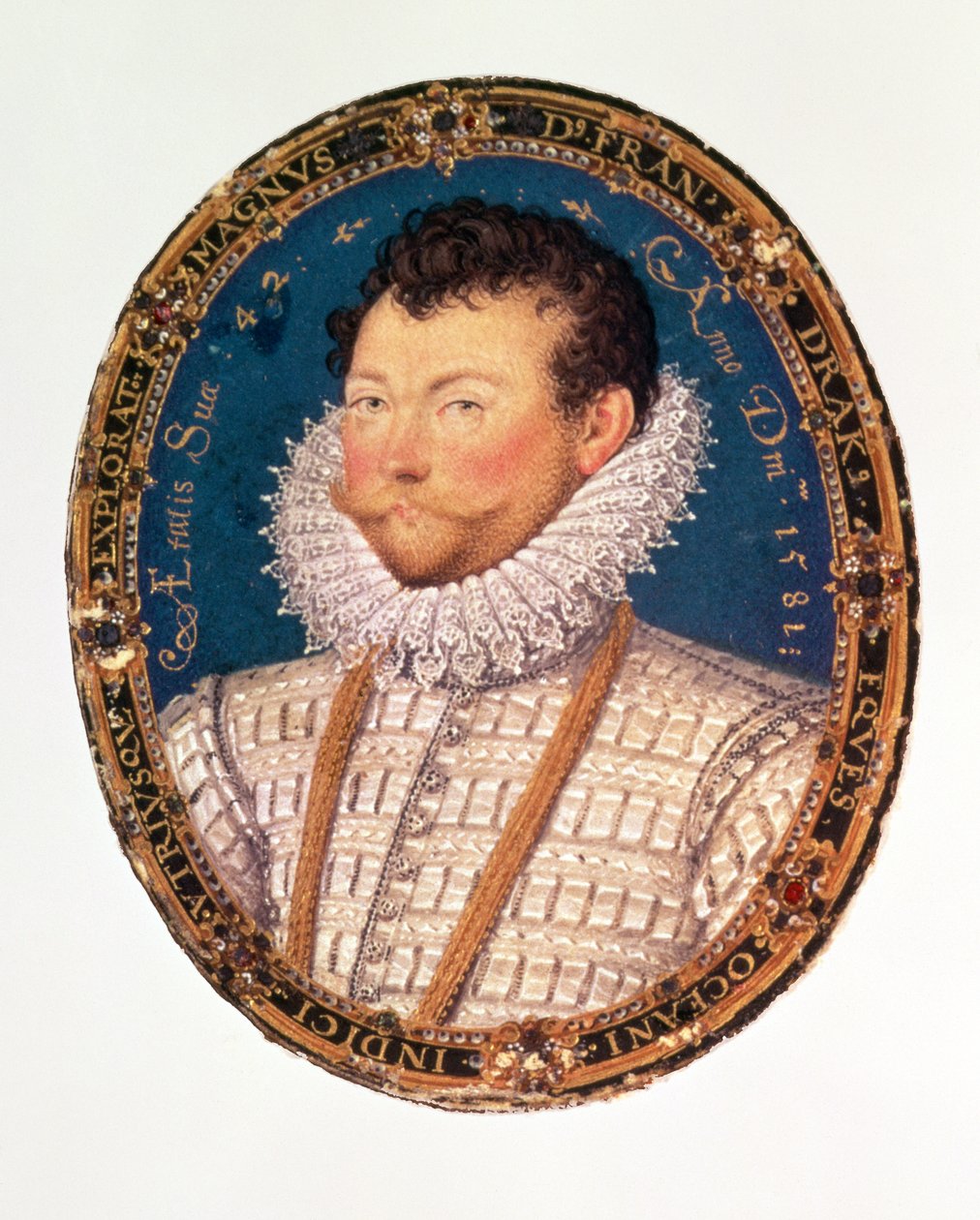 Sir Francis Drake, 1581 da Nicholas Hilliard